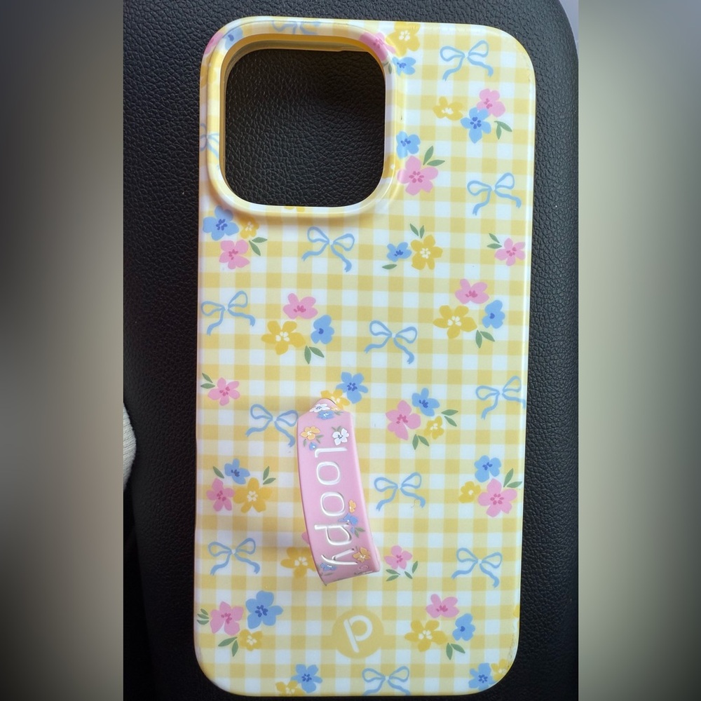 Loopy Case Yellow Floral iPhone 16 pro max